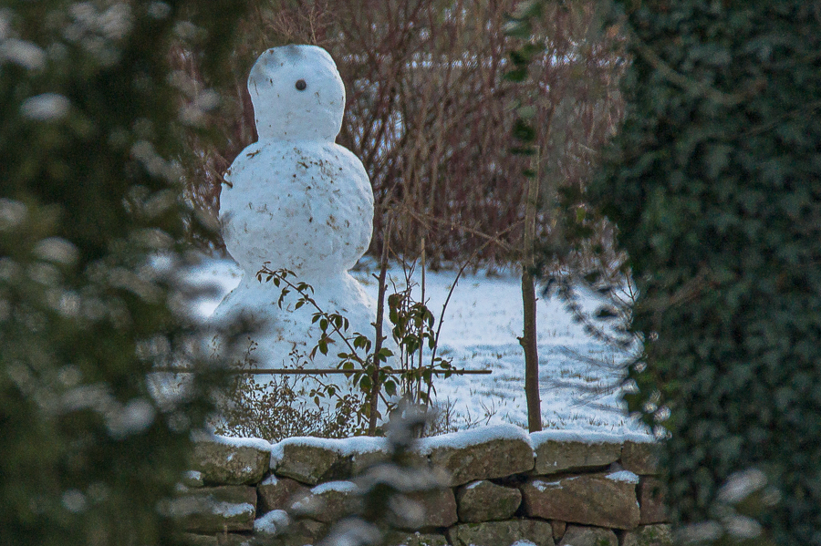 Versteckter Schneemann